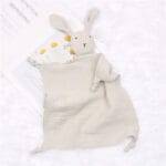 Doudou Lapin Ultra Doux – Compagnon de Nuit pour Bébé - Gris