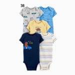 Lots de 5 Body bébé - lot n° 38