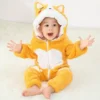 Pyjama Grenouillère Bébé — Douceur Animale, Ultra-Doux et Respirant - Chien