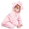 Pyjama Grenouillère Bébé — Douceur Animale, Ultra-Doux et Respirant - Cochon