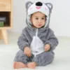 Pyjama Grenouillère Bébé — Douceur Animale, Ultra-Doux et Respirant - Koala