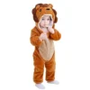 Pyjama Grenouillère Bébé — Douceur Animale, Ultra-Doux et Respirant - Lion