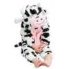 Pyjama Grenouillère Bébé — Douceur Animale, Ultra-Doux et Respirant - Vache