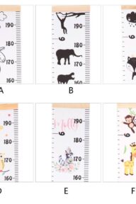 Toise Murale Enfant en Toile – Suivi de Croissance