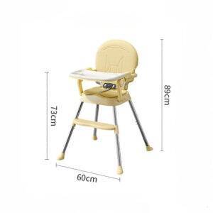 Chaise Haute Pliable pour Bébé – Confort et Sécurité au Quotidien