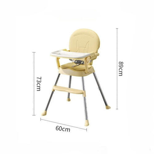 Chaise Haute Pliable pour Bébé – Confort et Sécurité au Quotidien
