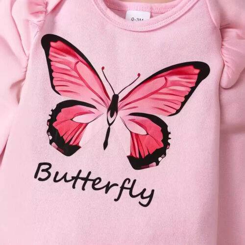Ensemble Été Papillon pour Bébé Fille zomm