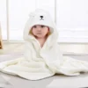 Cape de Bain Bébé Animaux – Sortie de Bain Douce et Absorbante - Ourson