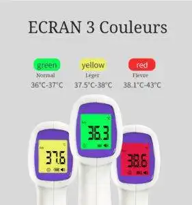 Thermomètre infrarouge - affichage couleur