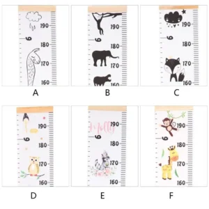 Children's Canvas Height Chart - Growth Tracker