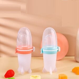 Tétine Fruits Alimentation Bébé - Sucette Grignoteuse - duo