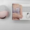 Tire-lait électrique portable avec fonction massage - Rose