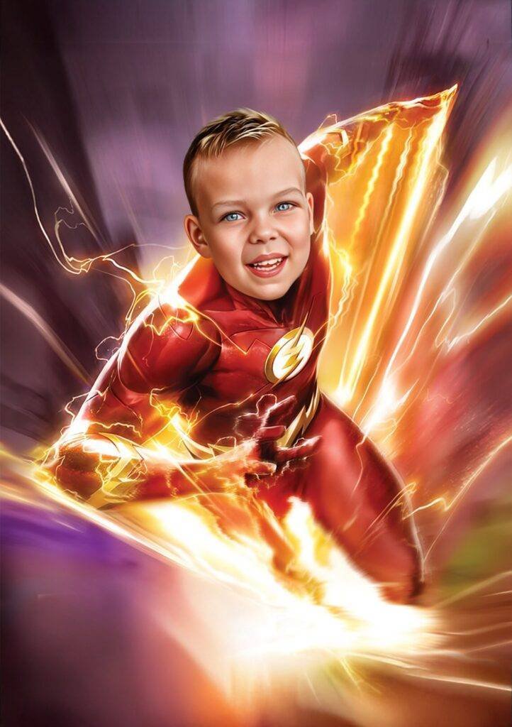 Flash boy style 2 super heros