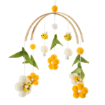 Mobile bébé en bois fait main – Déco chambre bébé - Abeilles