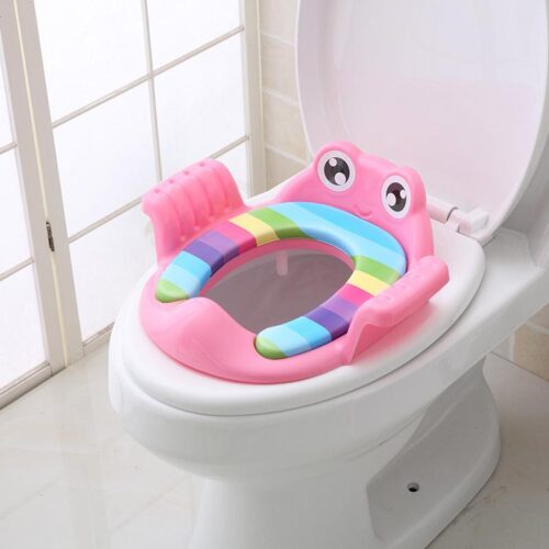 Siège de Toilette Bébé – Réducteur WC rose