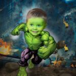 Poster Super-Héros Personnalisé - Hulk - Style 2