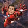 Poster Super-Héros Personnalisé - Iron Man