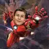 Poster Iron Man Marvel Personnalisé avec Photo — 3 Styles, Cadeau Anniversaire Enfant - style 3