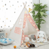 Tipi de jeu pour enfant – Tente princesse ou cabane intérieure pour garçon & fille - Rose