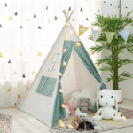 Tipi de jeu pour enfant – Tente princesse ou cabane intérieure pour garçon & fille - Vert