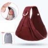Écharpe de portage avec anneaux – Ergonomique épaule rembourrée - Bordeaux