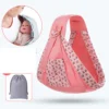 Écharpe de portage avec anneaux – Ergonomique épaule rembourrée - Rose Profond