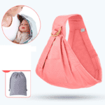 Écharpe de portage avec anneaux – Ergonomique épaule rembourrée - Orange