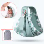Écharpe de portage avec anneaux – Ergonomique épaule rembourrée
