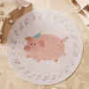 Tapis Alphabet & Animaux – Tapis de jeu éducatif pour bébé & chambre enfant - Cochon