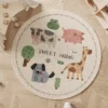 Tapis Alphabet & Animaux – Tapis de jeu éducatif pour bébé & chambre enfant - Maison