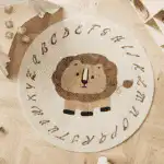 Tapis Alphabet & Animaux – Tapis de jeu éducatif pour bébé & chambre enfant