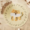 Tapis Alphabet & Animaux – Tapis de jeu éducatif pour bébé & chambre enfant - Tigre