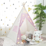 Tipi de jeu pour enfant – Tente princesse ou cabane intérieure pour garçon & fille - Violet