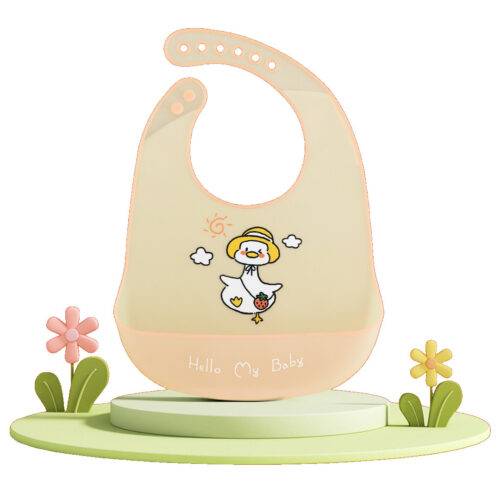 bavoir alimentaire bébé durable - canard