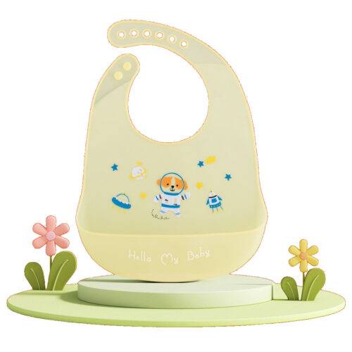 cadeau naissance utile bavoir silicone - astronaute