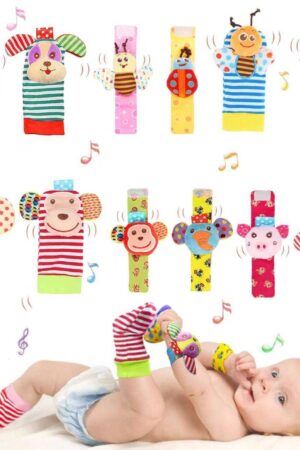 lot de hochets bracelet et chaussettes