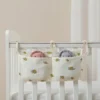 Organisateur de Lit Bébé — Couches, Lingettes et Accessoires à Portée de Main - Citrons