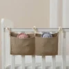 Organisateur de Lit Bébé — Couches, Lingettes et Accessoires à Portée de Main - Khaki
