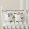 Organisateur de Lit Bébé — Couches, Lingettes et Accessoires à Portée de Main - Oursons