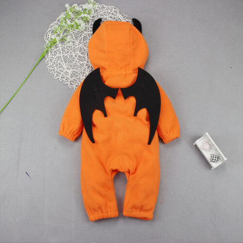 barboteuse bébé citrouille - dos