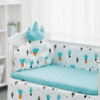Tour de lit – Cocon doux et protecteur pour lit bébé - Cactus Bleu