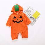 Barboteuse bébé citrouille – Déguisement Halloween doux barboteuse bébé citrouille