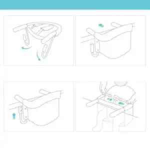 siège de table bébé portable