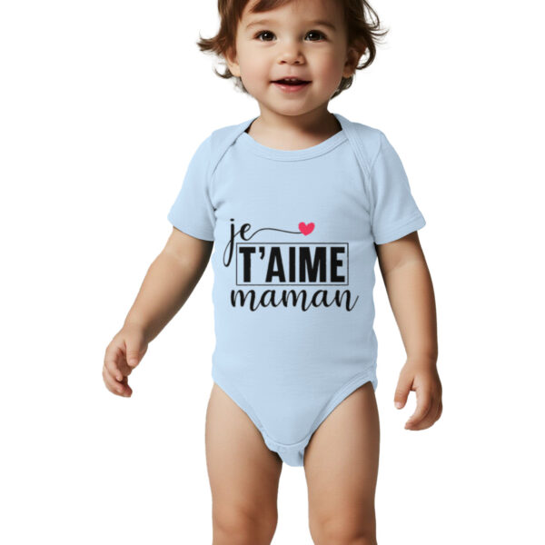 Aime maman bleu bébé