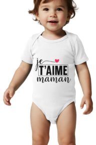 Aime maman blanc bebe