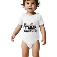 Aime maman blanc bebe
