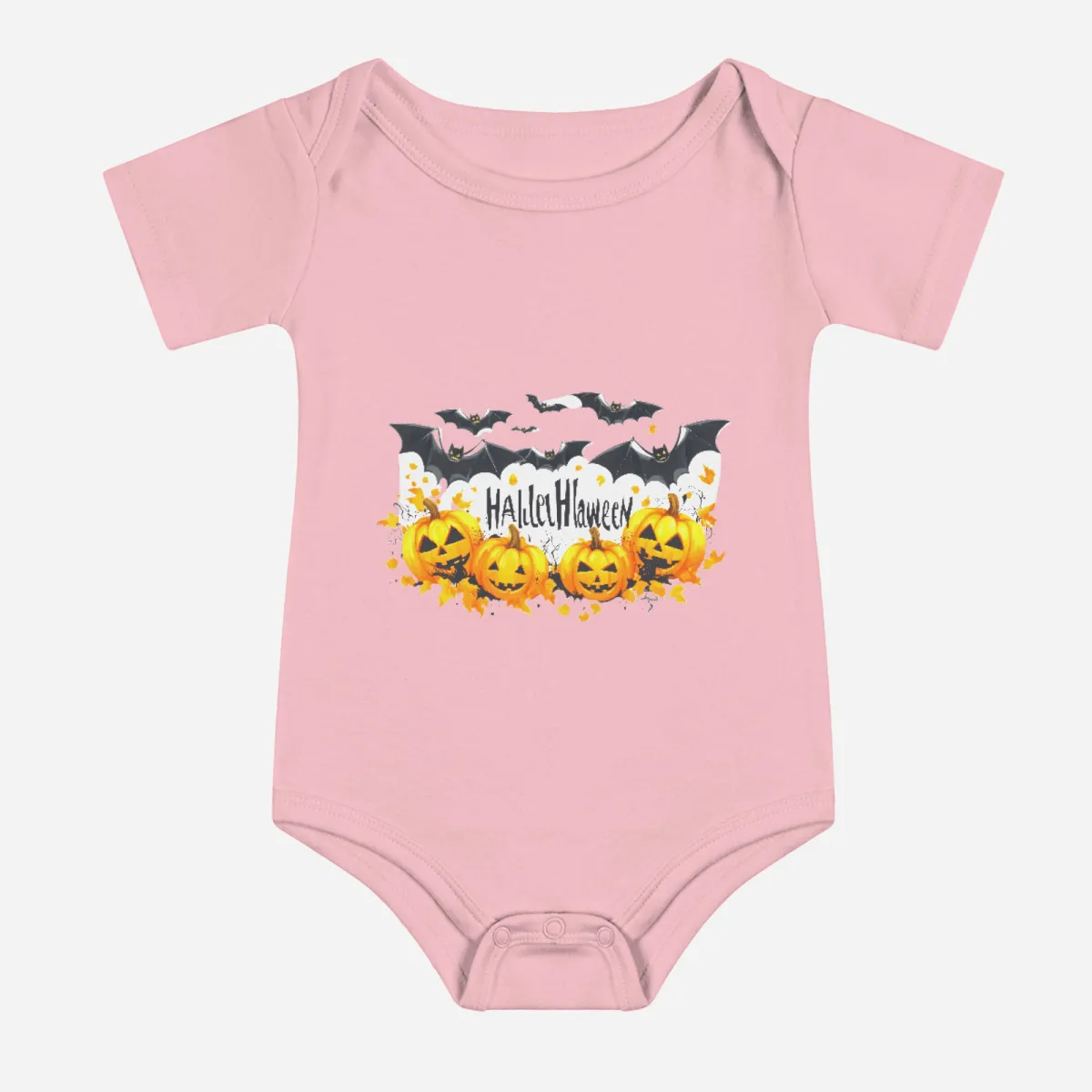 Grenouillère bébé Halloween classique à manches courtes