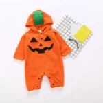 Pumpkin baby romper – Cute Halloween costume