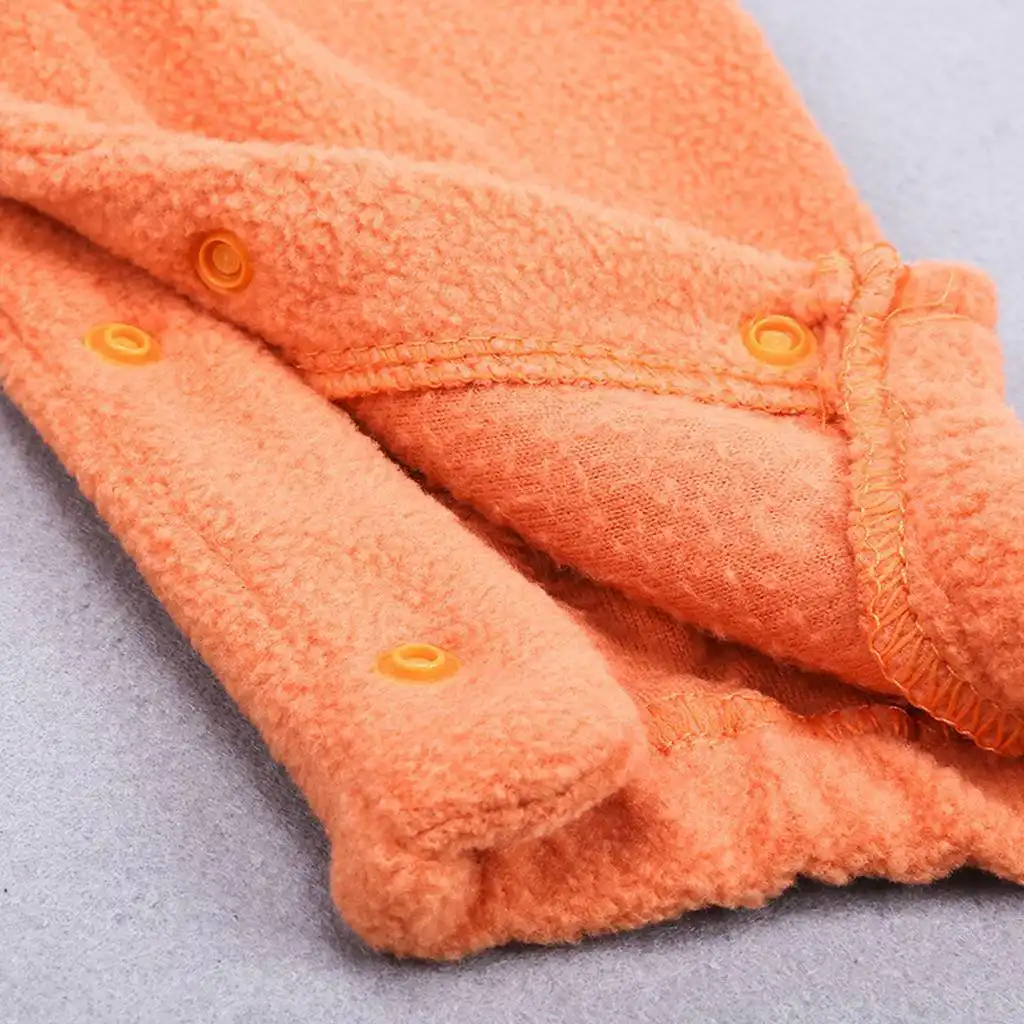 baby pumpkin romper - sleeve