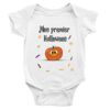 Grenouillère bébé Halloween classique à manches courtes - 1er Halloween